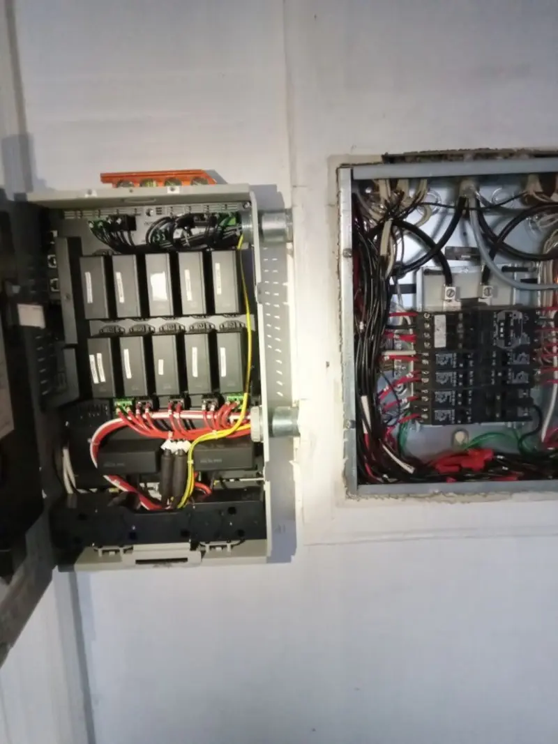 Electrical panel upgrade completed for Security Camera Wiring in Bradley Beach